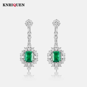 Emerald/Vintage (100% 925 Sterling Silver) Earrings