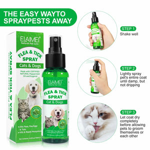 PET Natural Flea & Tick Spray (100ml)