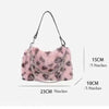 Leopard/Plush Design Handbag