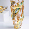 European Crystal Glass Vase