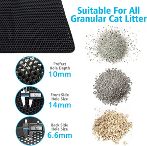 Cat Litter Mat (Double/Foldable)