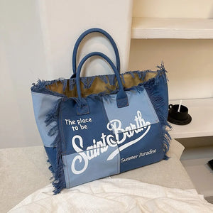Saint Barth (Canvas) Beach Bags