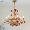 Vintage French-Rose Chandelier