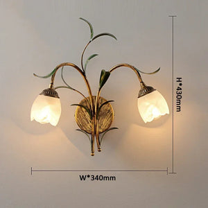 French (Leaf Flower) Wall Lights