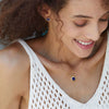 NECKLACE 18k Gold (Malachite Lapis) Gemstone