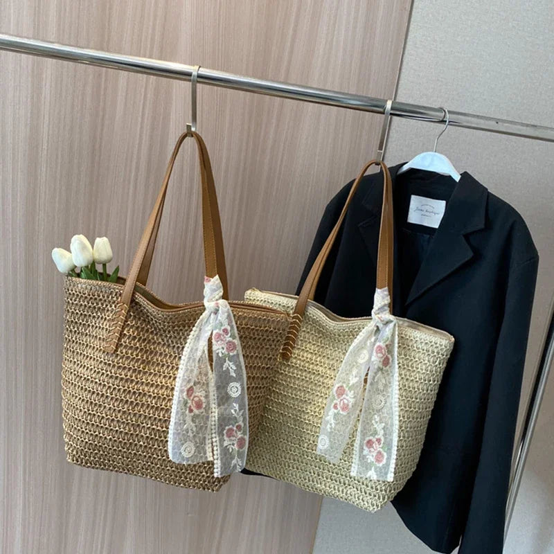 Summer Woven Beach Bag