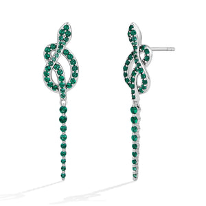 Snake Curl S925 Sterling Earrings