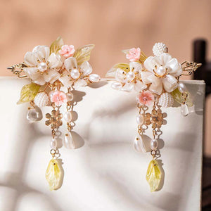 Butterfly Flower Hairclips (1pair)