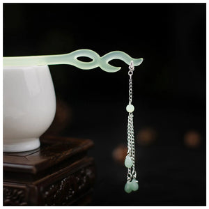 Wooden Moon/Flower Hair Sticks