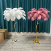 Ostrich Feather Floor Lamps (Certified)