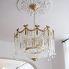 French Tassel (Copper) Crystal Chandelier