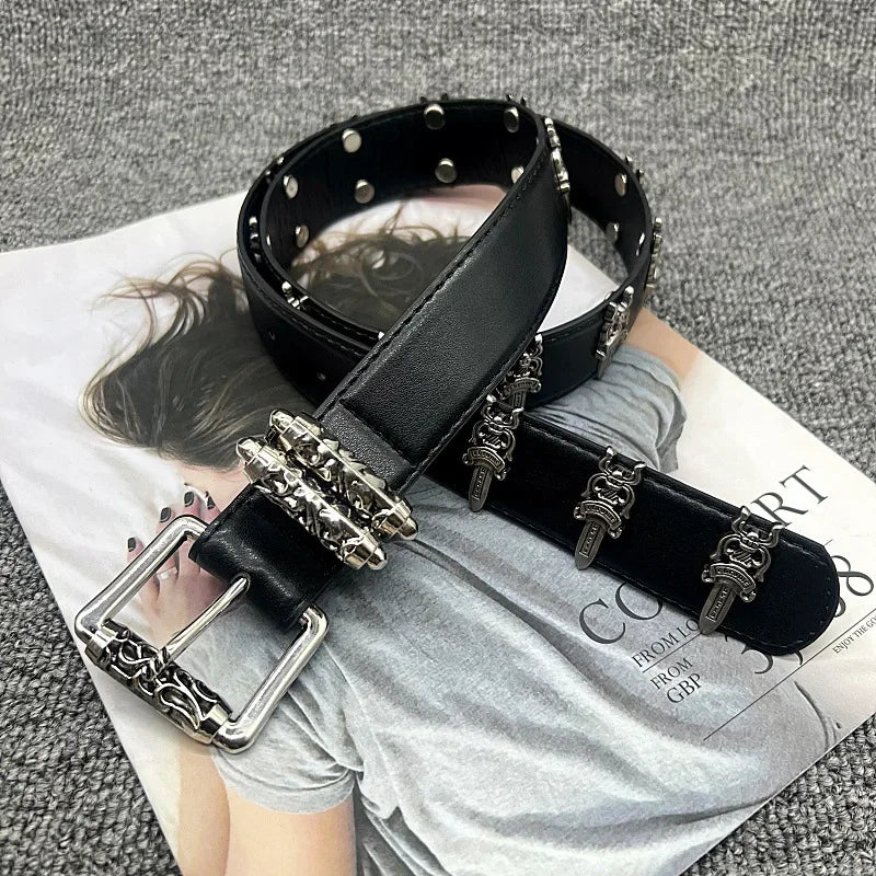 Retro Gothic Men's Belt