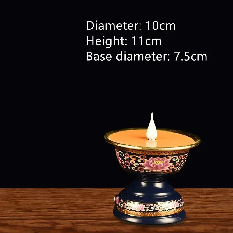 Lotus Flower Candle Decor