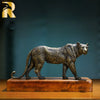 Antique (Bronze) Leopard Statue