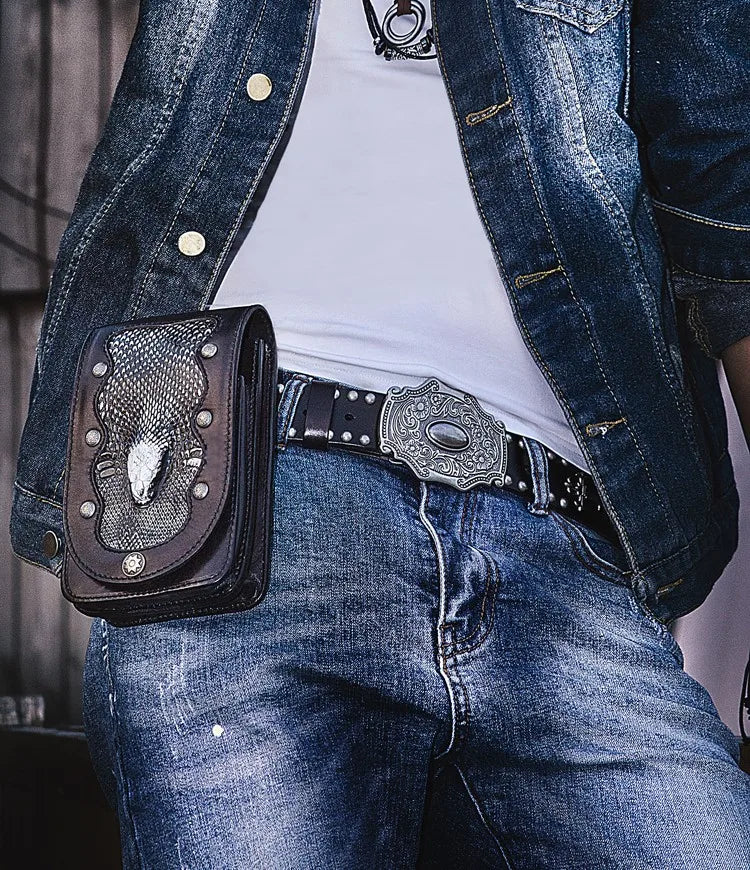 Men's Leather Harley Belts