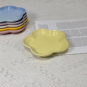 Pet Flower Ceramic Food Bowl