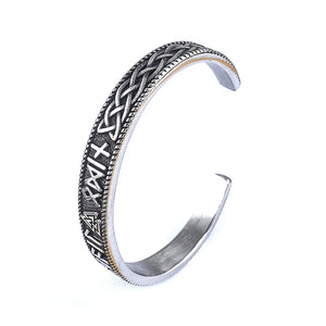Viking 316L Stainless Steel Cuff Bracelet