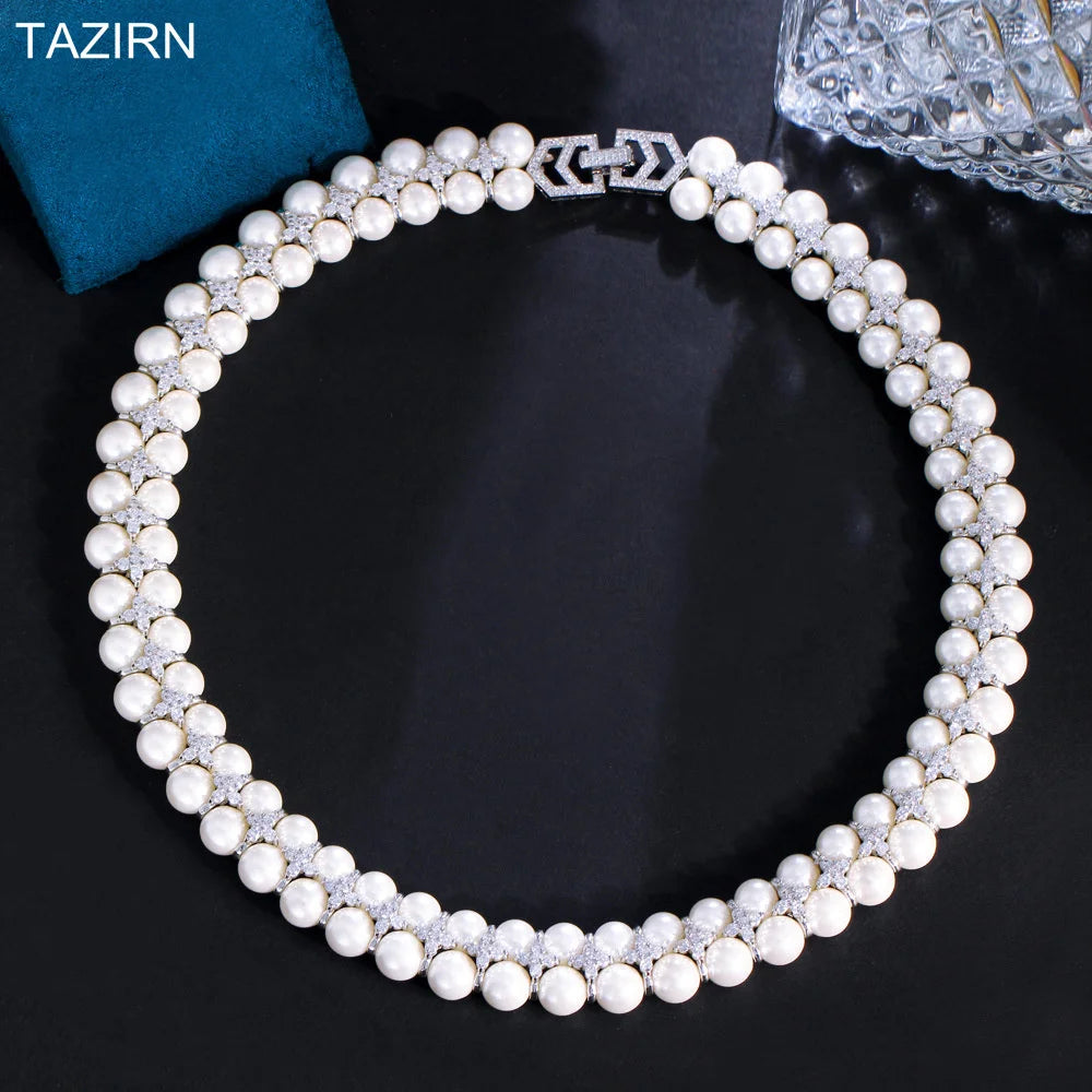 Dubai Pearl Bridal Necklace