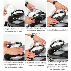 PET Transparent Space Capsule/Backpack