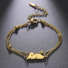 Lying Cat Charm Bracelet