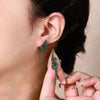 Snake Curl S925 Sterling Earrings