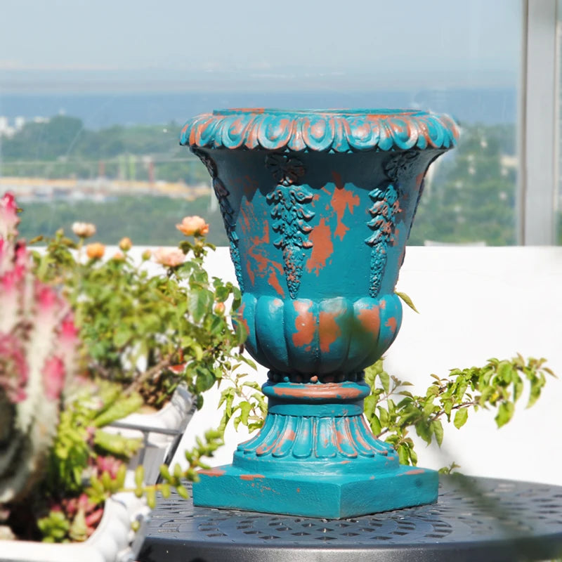 European Decor Flower Pot
