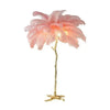 Ostrich Feather Floor Lamp