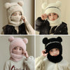 Kids Scarf Pullover Beanie