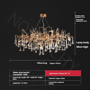 Luxury French (Branch) Chandelier
