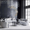 Modern (Black/Gold/White) Chandelier