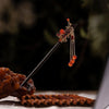 Wooden Moon/Flower Hair Sticks