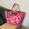 Leopard Print (Canvas) Beach Bags
