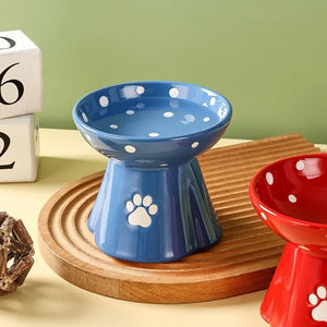 PET Ceramic (neck protector) Food Bowl (stable no-overturning)