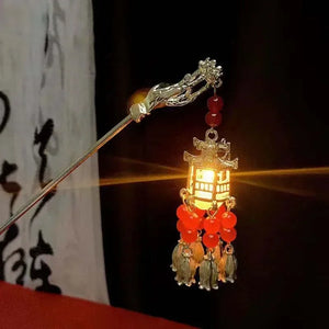 Luminous Lantern Hair Sticks