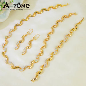 Italian Water Drop Design (21k Jewelry Set)