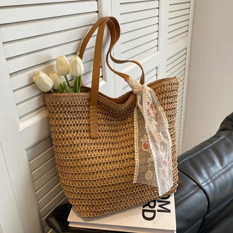 Summer Woven Beach Bag