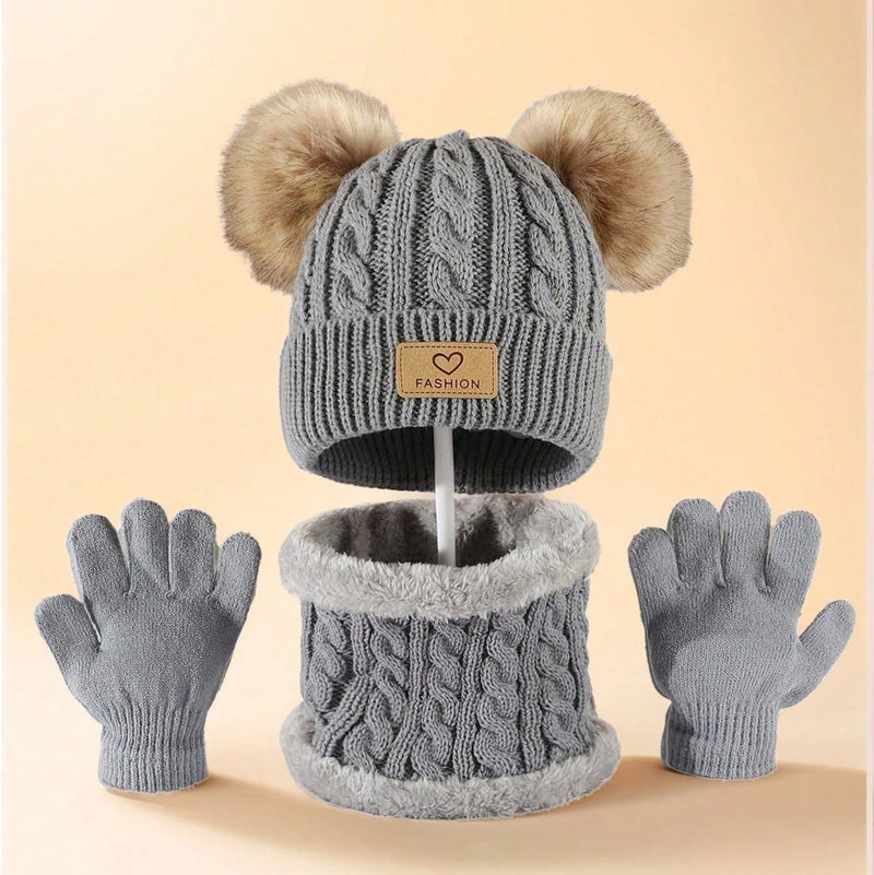 Winter Baby Hat/Glove Set (3pc)