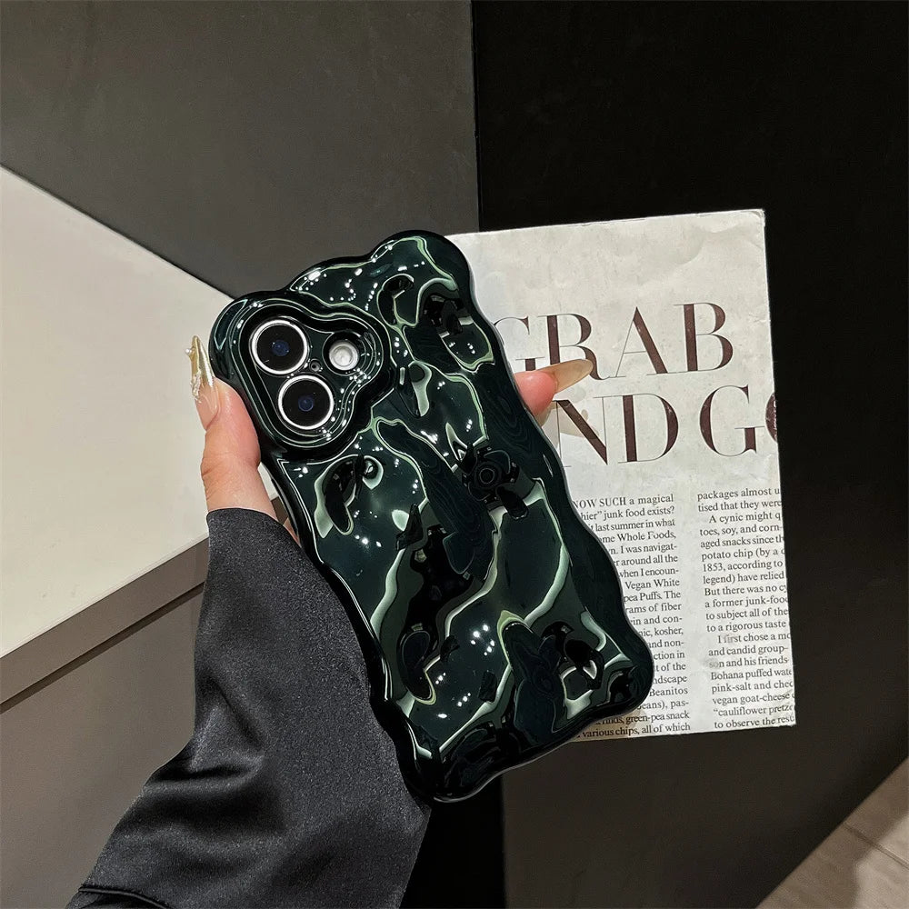 Glossy Ripple iPhone Cases (11-17)