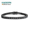 Black Moissanite (Sterling) Bracelet