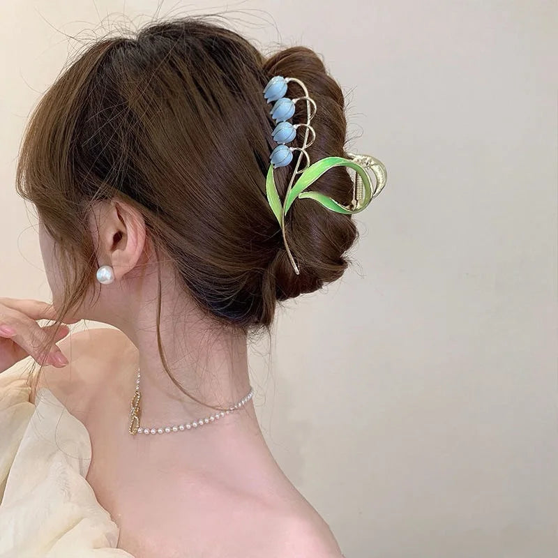 Lily Of The Valley Hair Clips