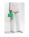 BAFELLI Mini Green Leather Handbag