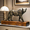 Antique (Bronze) Leopard Statue
