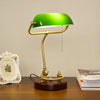 Vintage Table Lampshade (Wood/Copper Base)