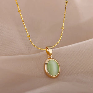 Lucky Charm Opal Necklaces