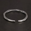 Viking Twist Cuff Bangle (925 Sterling Silver)