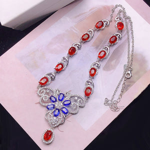 London Silver - Topaz Necklaces