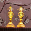 Buddha Crystal Lotus Lamps (pair)