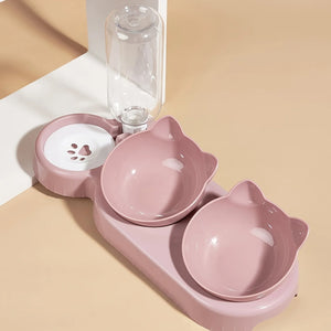 PET Feed Bowls (with Water Bottle)