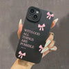 Pink Bow (God Love) iPhone Cases