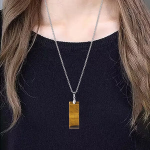 Natural Healing - Rectangle Necklace & Ring